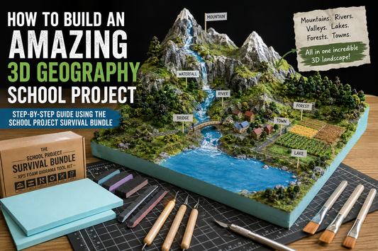 A step-by-step guide to creating a realistic landscape model using the School Project Survival Bundle