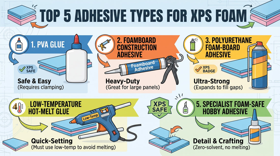 Top 5 Best Glues for XPS Foam: Pros, Cons and the Science Behind Them