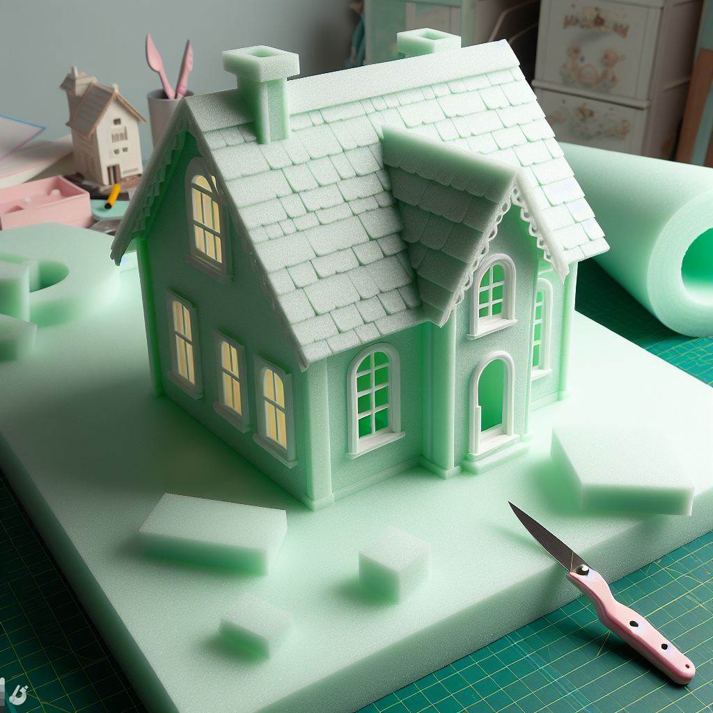 Make a Dollhouse using XPS foam - Step by Step guide