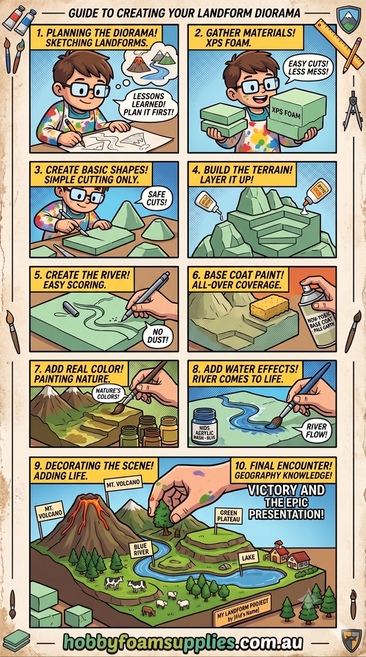 How to Build an Epic School Geography Landform Project: A Step-by-Step Guide