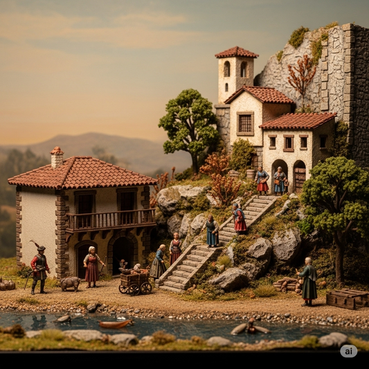 A diorama is more than a model—it's a miniature world frozen in time