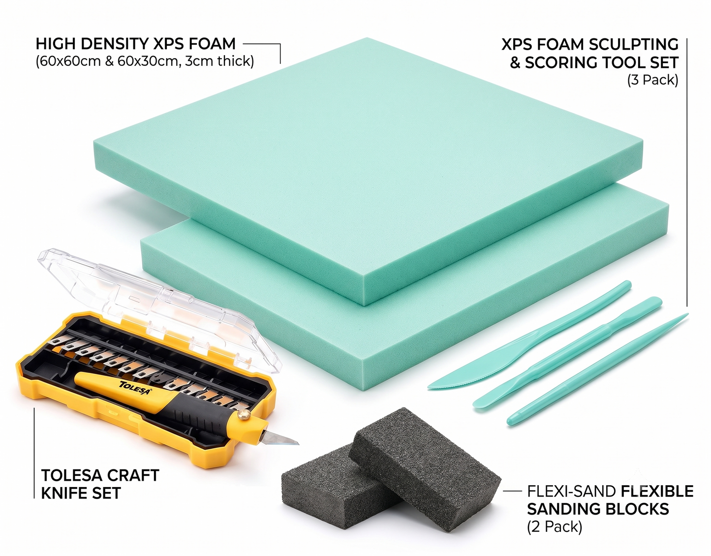 Tabletop Scenery Expansion Set | Terrain & Diorama Building Bundle
