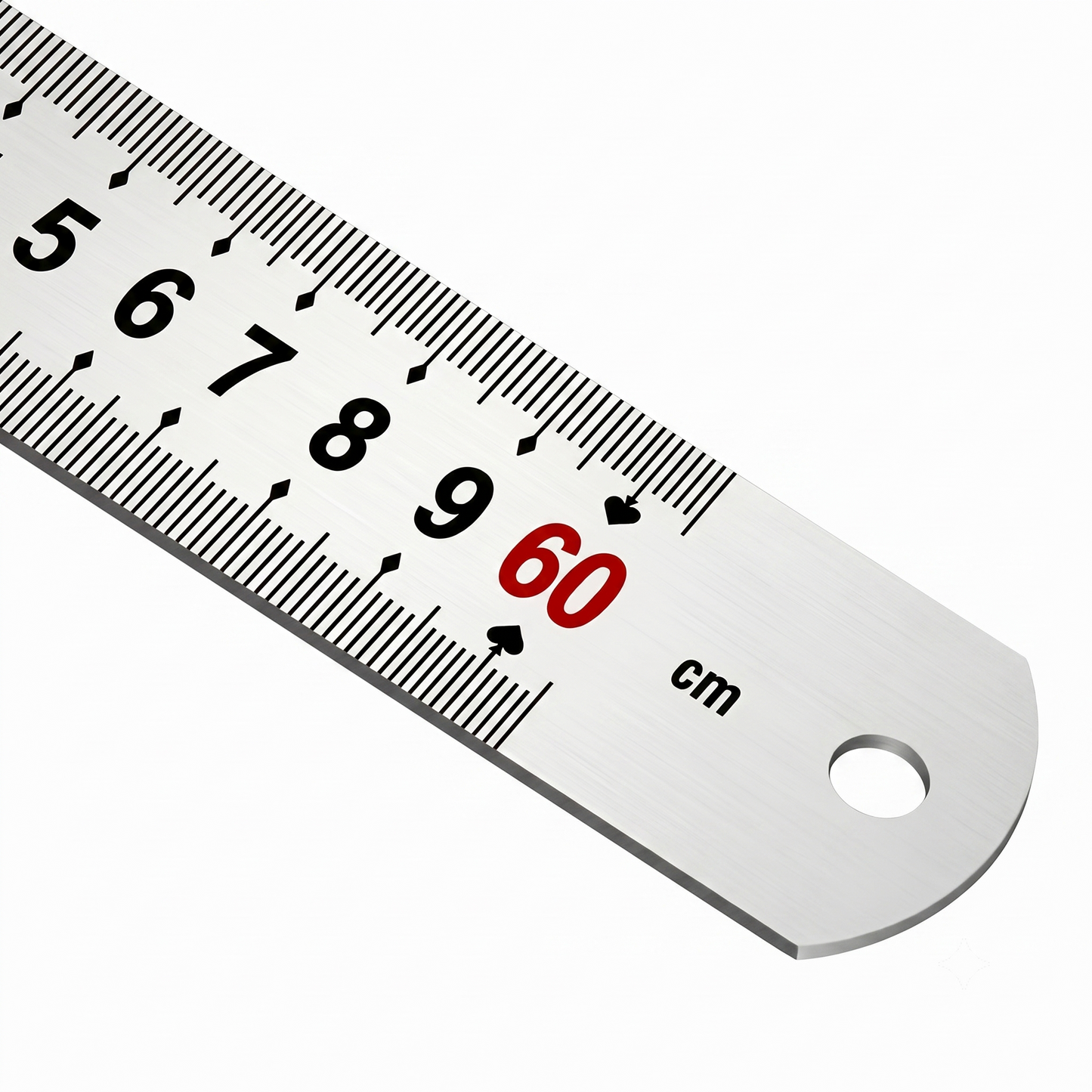 Premium 60cm Stainless Steel Rule - Master Measure Tool for Crafting, DIY, Multi-Use Applications
