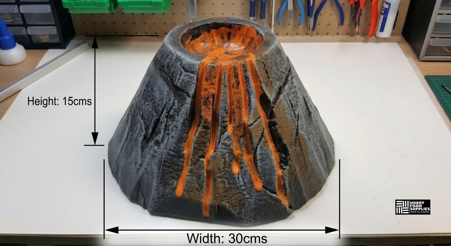Ultimate Realistic DIY Foam Volcano Model Kit – Perfect for School Projects & Hobby Dioramas