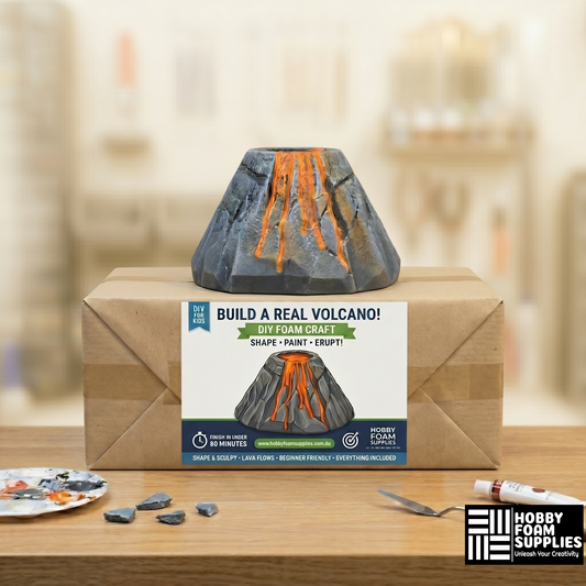 Ultimate Realistic DIY Foam Volcano Model Kit – Perfect for School Projects & Hobby Dioramas