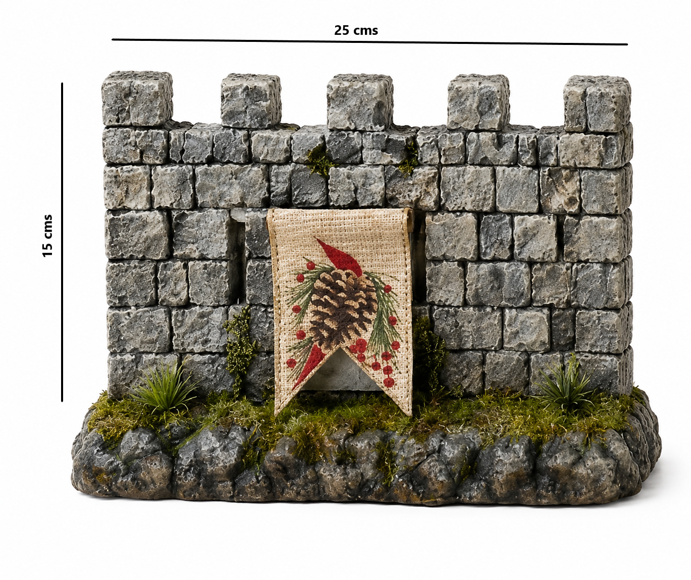 DIY Castle Wall Terrain Kit – XPS Foam Tabletop Scenery Set